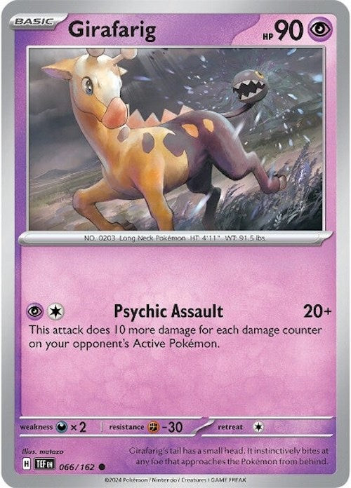 Girafarig (066/162) [Scarlet & Violet: Temporal Forces] | Exor Games Truro