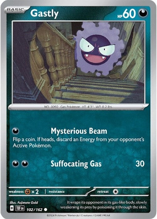 Gastly (102/162) [Scarlet & Violet: Temporal Forces] | Exor Games Truro