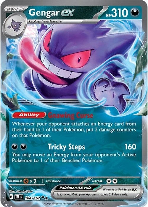 Gengar ex (104/162) [Scarlet & Violet: Temporal Forces] | Exor Games Truro