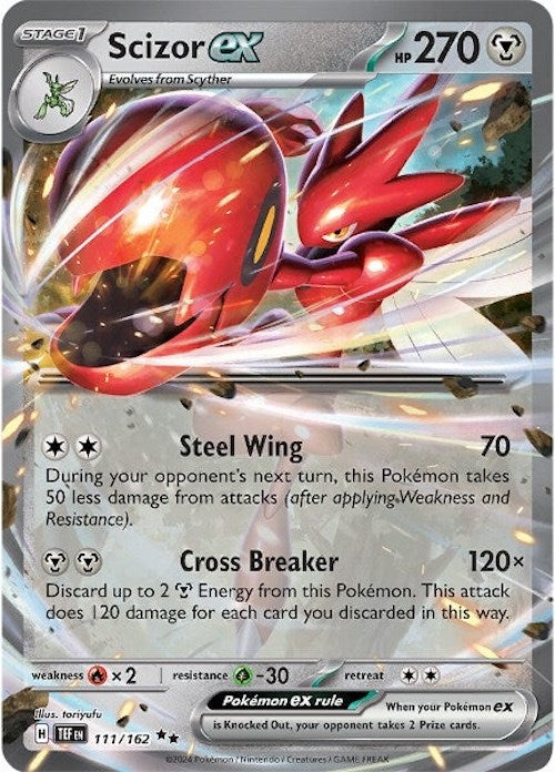 Scizor ex (111/162) [Scarlet & Violet: Temporal Forces] | Exor Games Truro