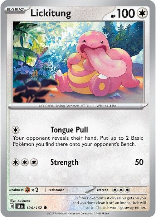 Lickitung (124/162) [Scarlet & Violet: Temporal Forces] | Exor Games Truro