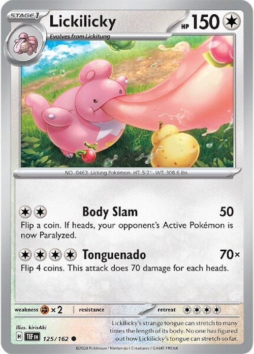 Lickilicky (125/162) [Scarlet & Violet: Temporal Forces] | Exor Games Truro