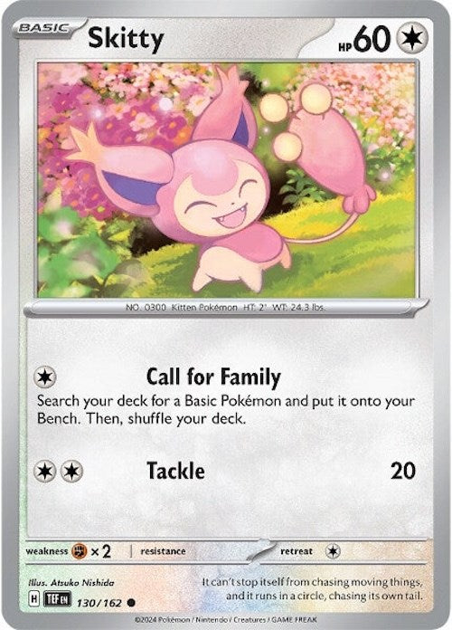 Skitty (130/162) [Scarlet & Violet: Temporal Forces] | Exor Games Truro