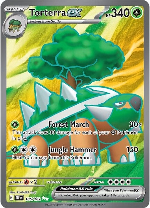 Torterra ex (185/162) [Scarlet & Violet: Temporal Forces] | Exor Games Truro