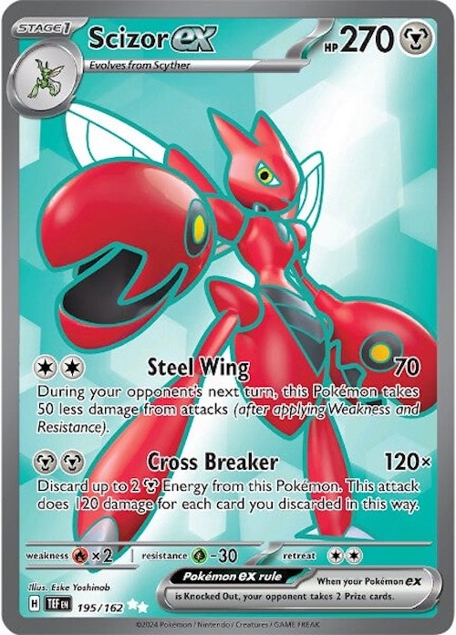 Scizor ex (195/162) [Scarlet & Violet: Temporal Forces] | Exor Games Truro