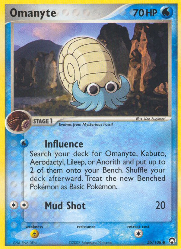 Omanyte (56/108) [EX: Power Keepers] | Exor Games Truro