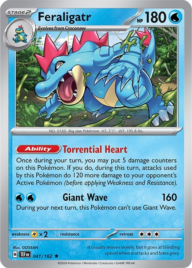 Feraligatr (041/162) (Theme Deck Exclusive) [Scarlet & Violet: Temporal Forces] | Exor Games Truro