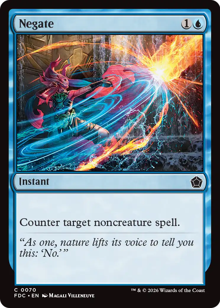 Negate [Foundations Commander] | Exor Games Truro