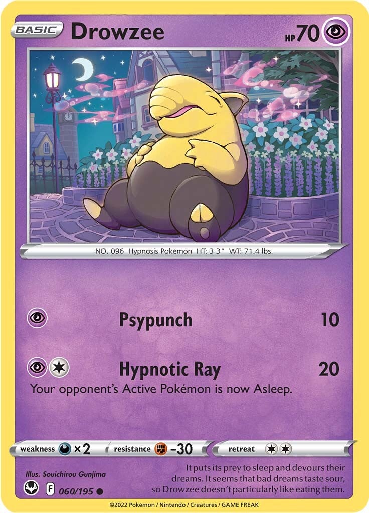 Drowzee (060/195) [Sword & Shield: Silver Tempest] | Exor Games Truro