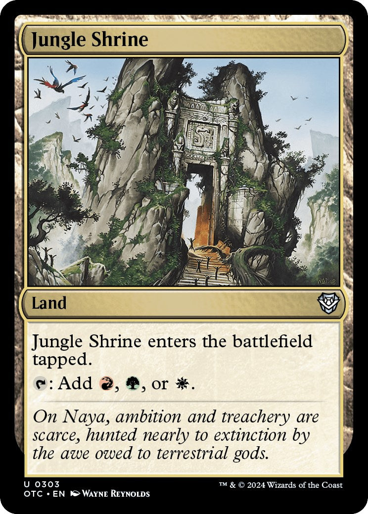 Jungle Shrine [Outlaws of Thunder Junction Commander] | Exor Games Truro