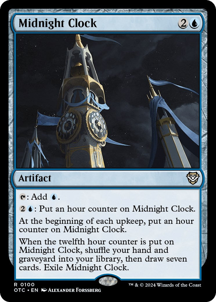 Midnight Clock [Outlaws of Thunder Junction Commander] | Exor Games Truro