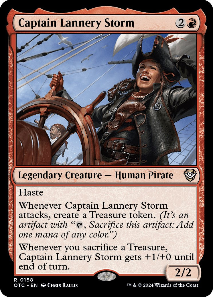 Captain Lannery Storm [Outlaws of Thunder Junction Commander] | Exor Games Truro