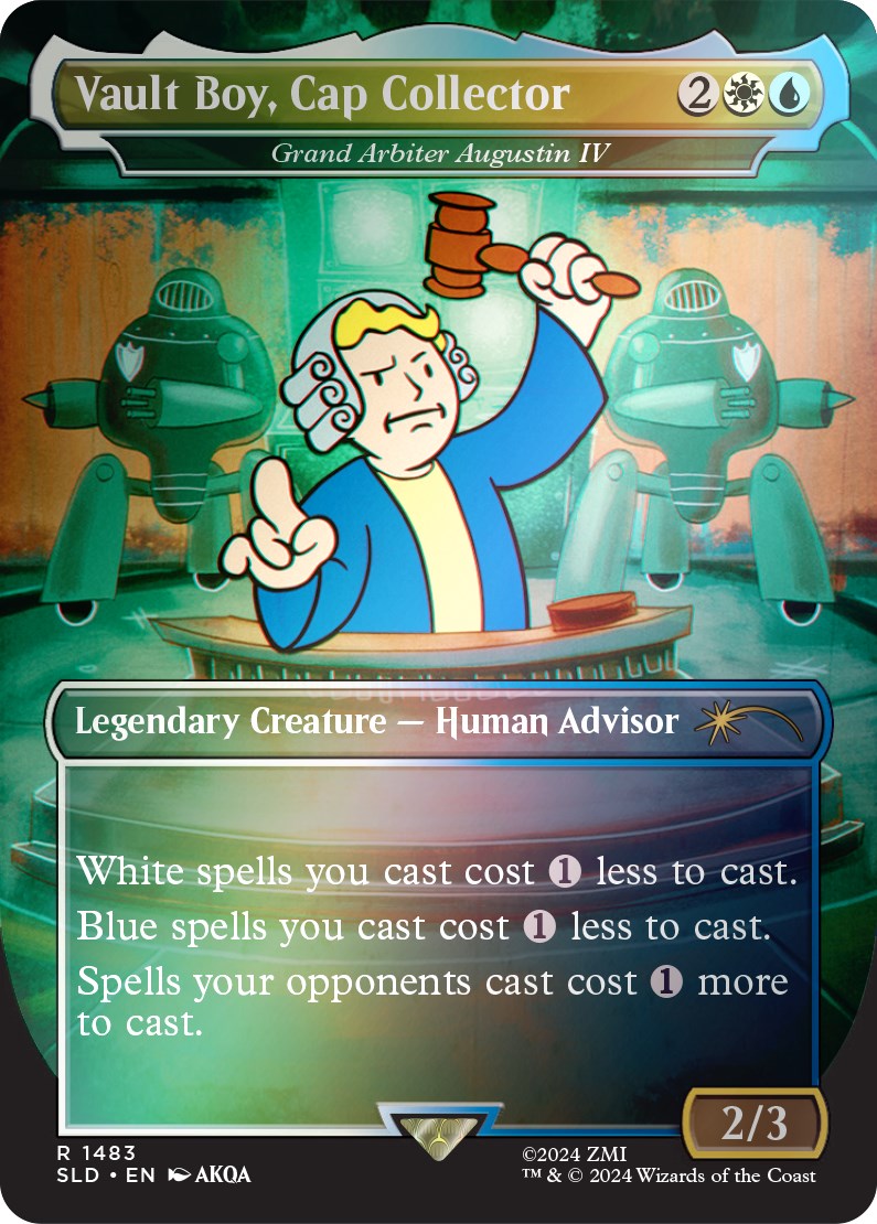 Vault Boy, Cap Collector - Grand Arbiter Augustin IV (Rainbow Foil) [Secret Lair Drop Series] | Exor Games Truro