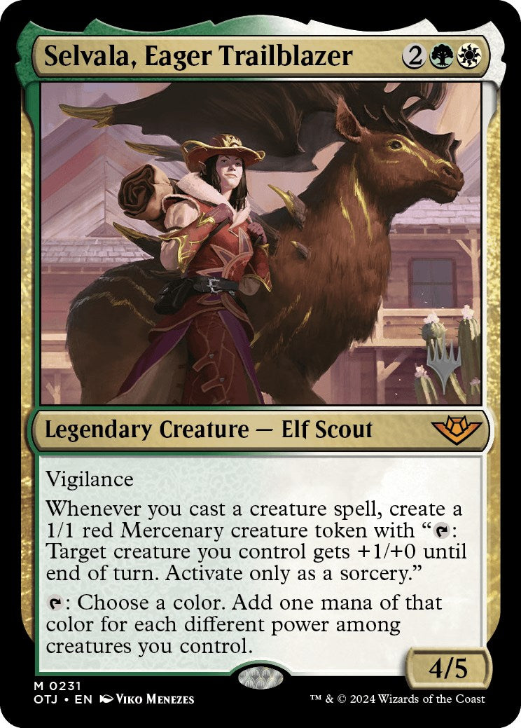 Selvala, Eager Trailblazer (Promo Pack) [Outlaws of Thunder Junction Promos] | Exor Games Truro