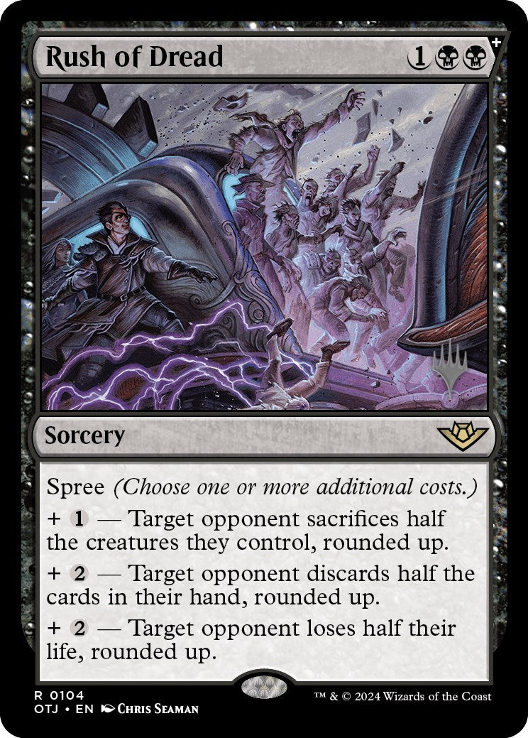 Rush of Dread (Promo Pack) [Outlaws of Thunder Junction Promos] | Exor Games Truro