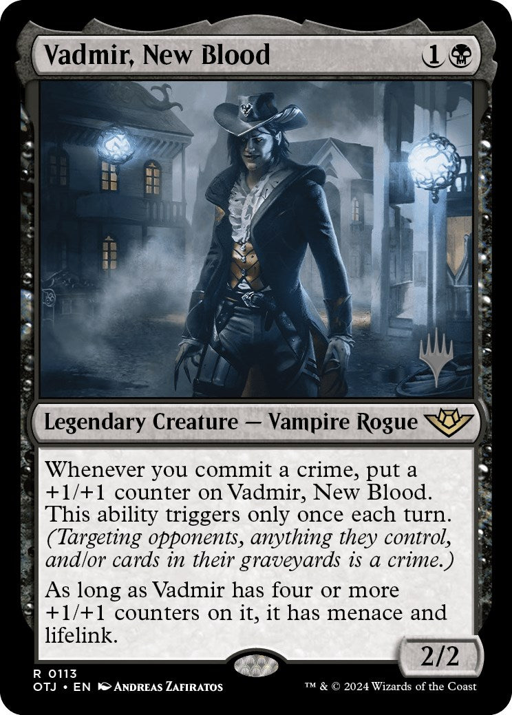 Vadmir, New Blood (Promo Pack) [Outlaws of Thunder Junction Promos] | Exor Games Truro