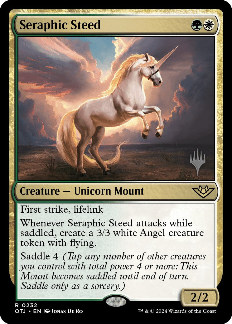 Seraphic Steed (Promo Pack) [Outlaws of Thunder Junction Promos] | Exor Games Truro