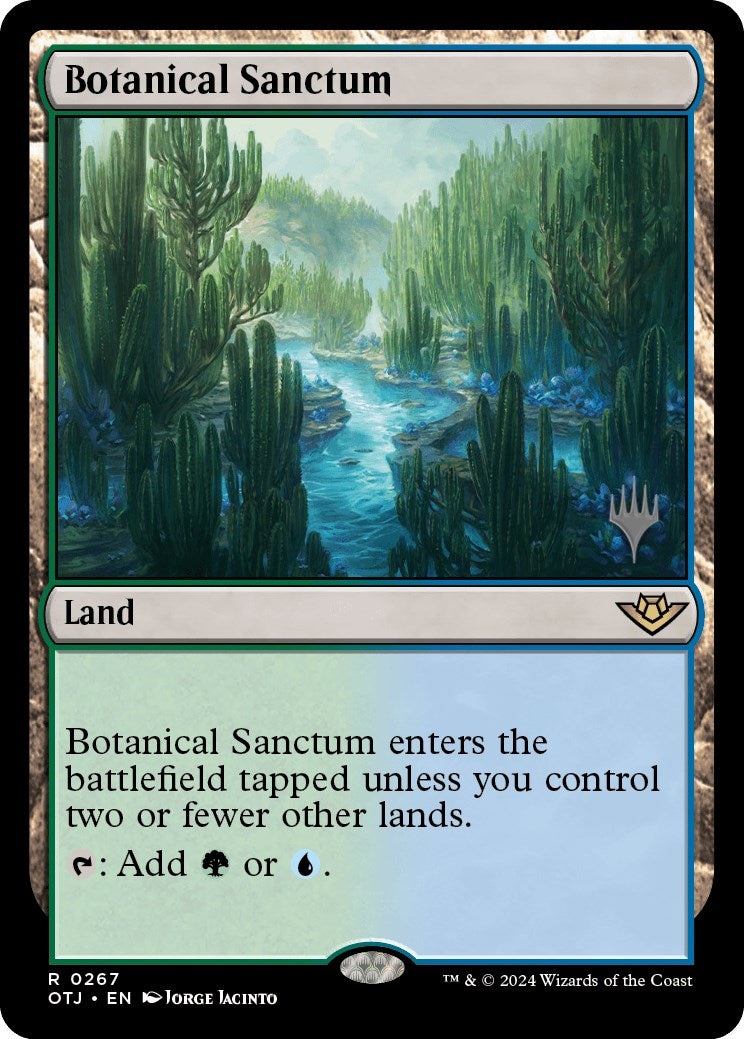 Botanical Sanctum (Promo Pack) [Outlaws of Thunder Junction Promos] | Exor Games Truro