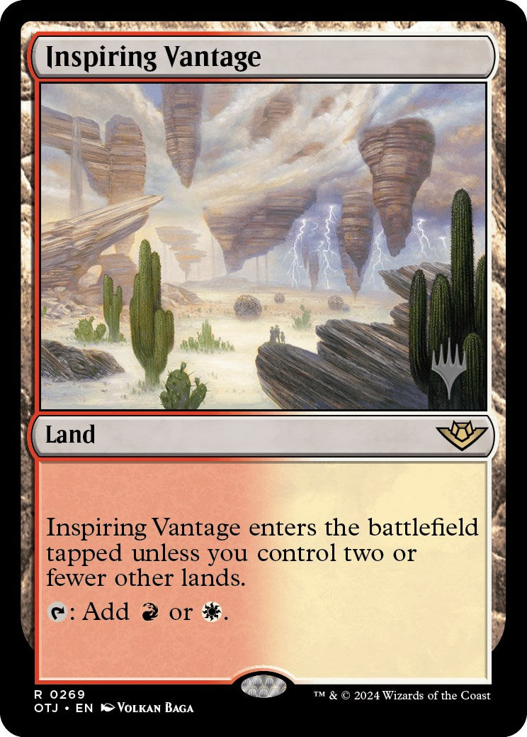 Inspiring Vantage (Promo Pack) [Outlaws of Thunder Junction Promos] | Exor Games Truro