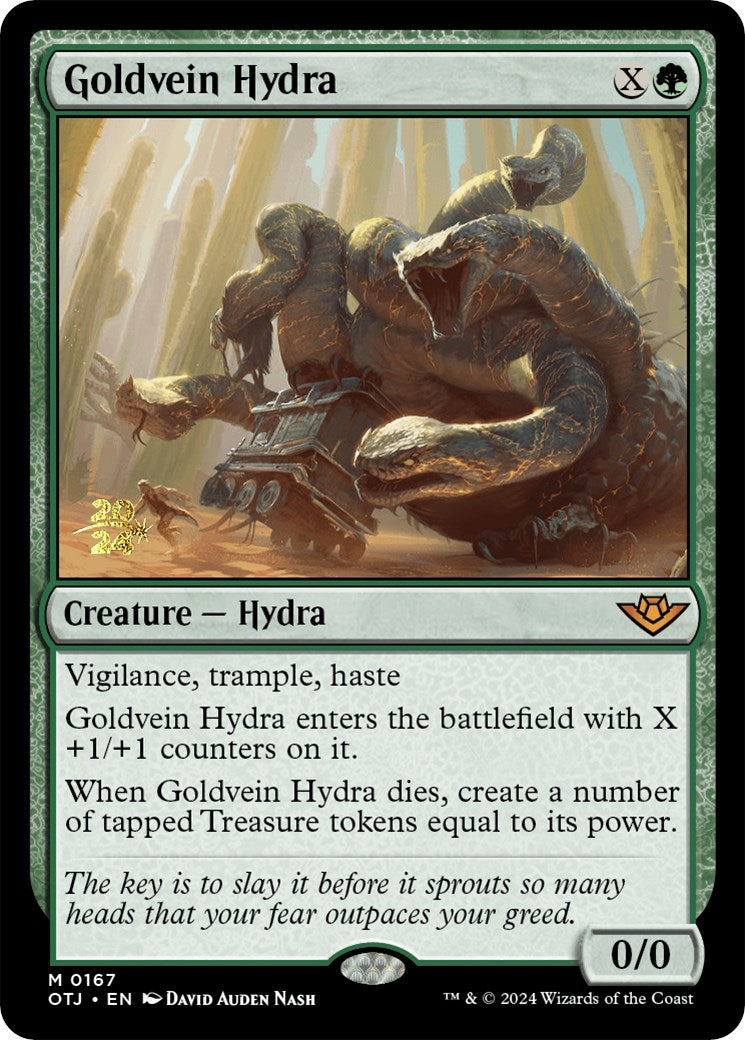 Goldvein Hydra [Outlaws of Thunder Junction Prerelease Promos] | Exor Games Truro