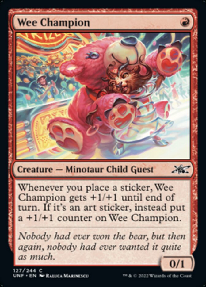 Wee Champion [Unfinity] | Exor Games Truro
