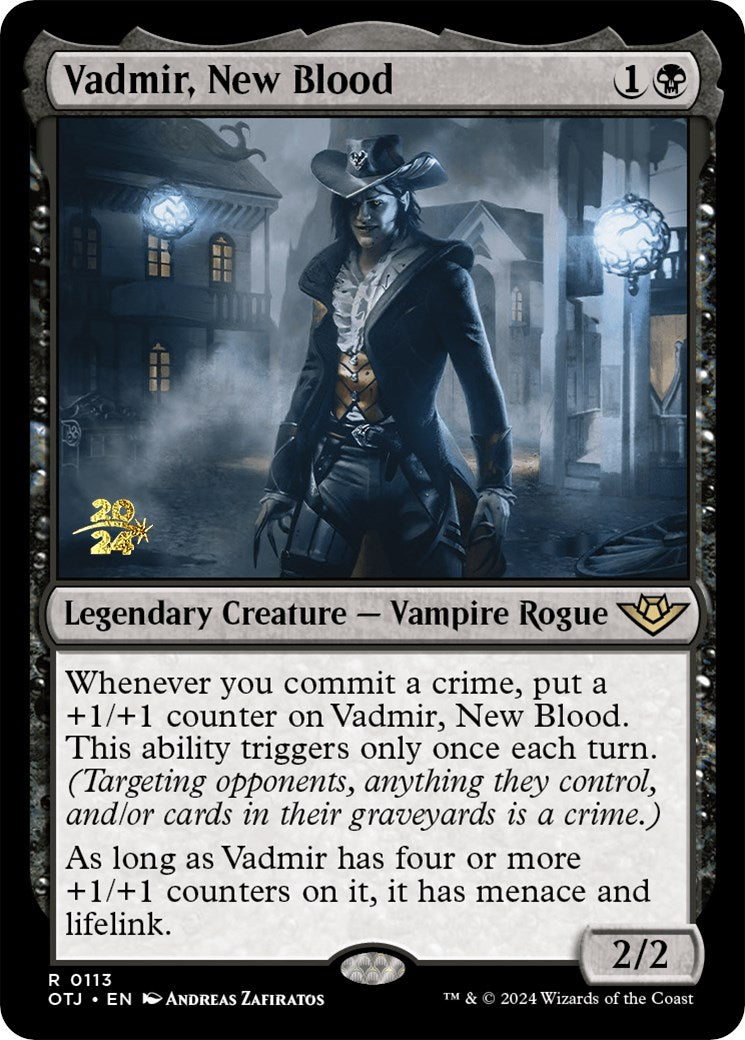 Vadmir, New Blood [Outlaws of Thunder Junction Prerelease Promos] | Exor Games Truro