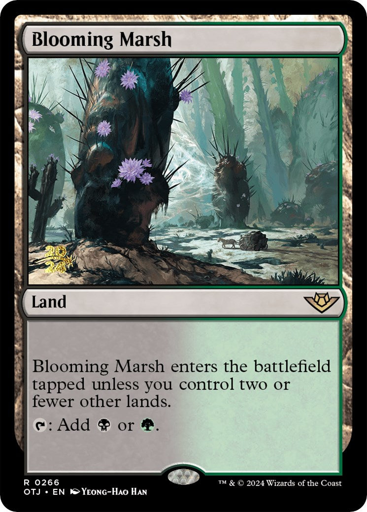 Blooming Marsh (OTJ) [Outlaws of Thunder Junction Prerelease Promos] | Exor Games Truro