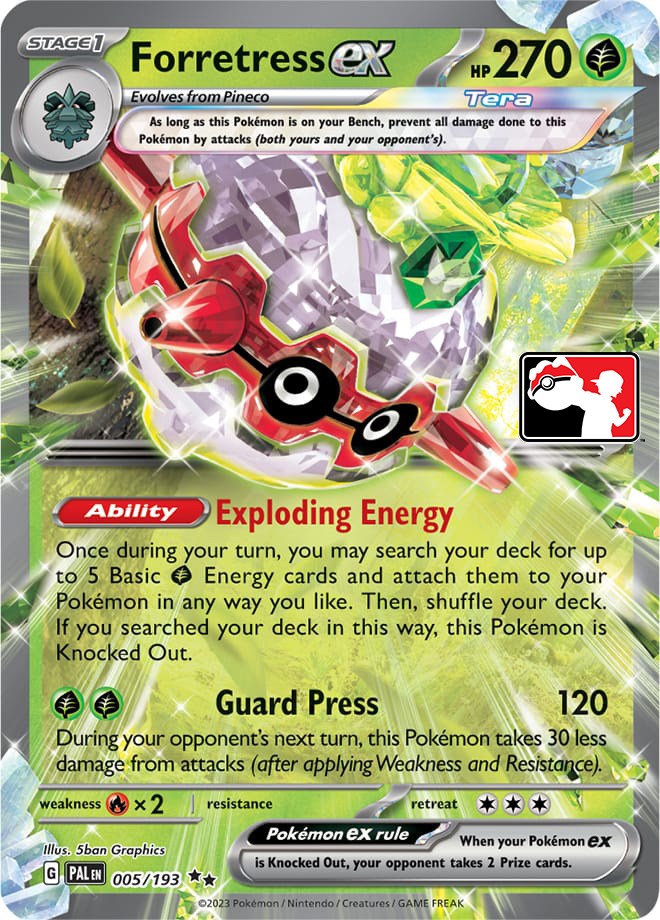 Forretress ex (005/193) [Prize Pack Series Four] | Exor Games Truro