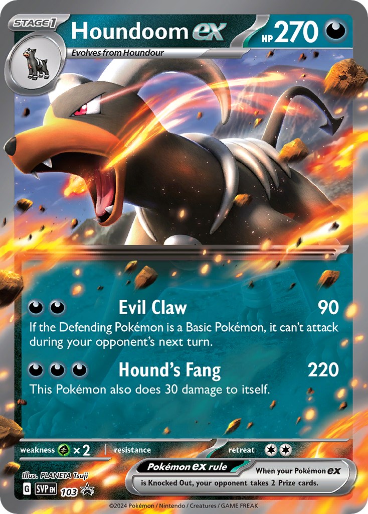 Houndoom ex (103) [Scarlet & Violet: Black Star Promos] | Exor Games Truro