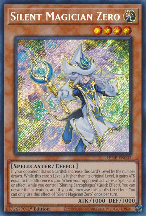 Silent Magician Zero [LEDE-EN003] Secret Rare | Exor Games Truro