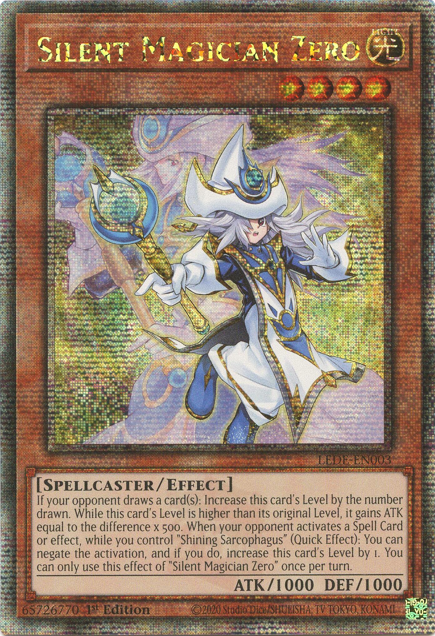 Silent Magician Zero [LEDE-EN003] Quarter Century Secret Rare | Exor Games Truro