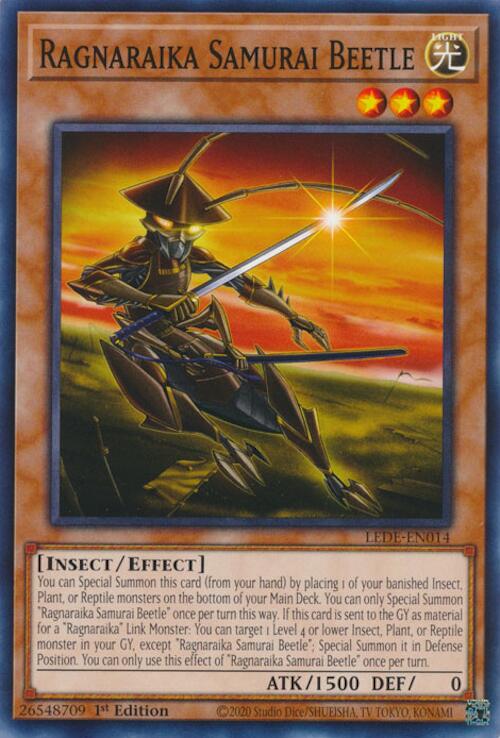Ragnaraika Samurai Beetle [LEDE-EN014] Common | Exor Games Truro