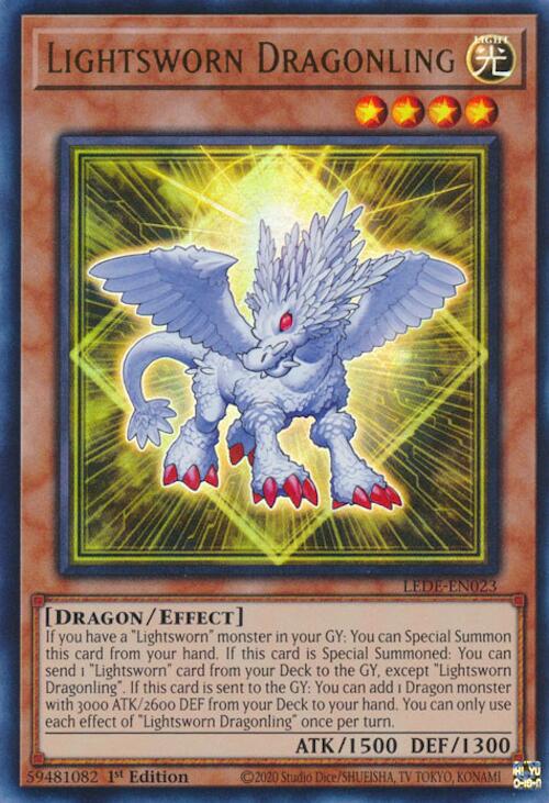 Lightsworn Dragonling [LEDE-EN023] Ultra Rare | Exor Games Truro