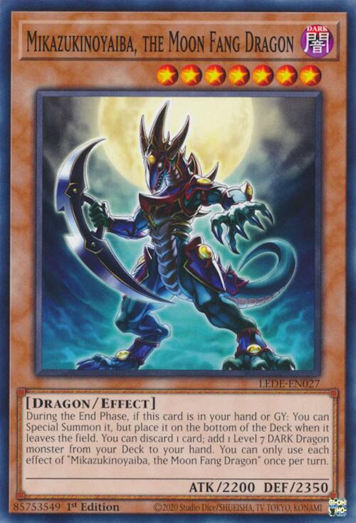 Mikazukinoyaiba, the Moon Fang Dragon [LEDE-EN027] Common | Exor Games Truro