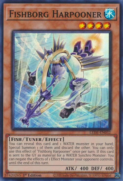 Fishborg Harpooner [LEDE-EN032] Super Rare | Exor Games Truro
