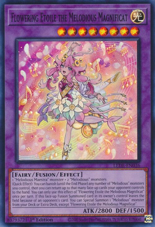 Flowering Etoile the Melodious Magnificat [LEDE-EN036] Super Rare | Exor Games Truro