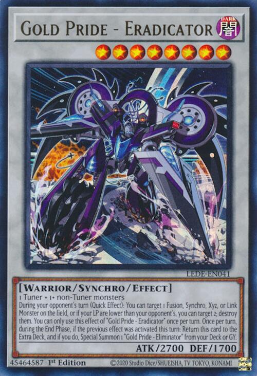 Gold Pride - Eradicator [LEDE-EN041] Ultra Rare | Exor Games Truro