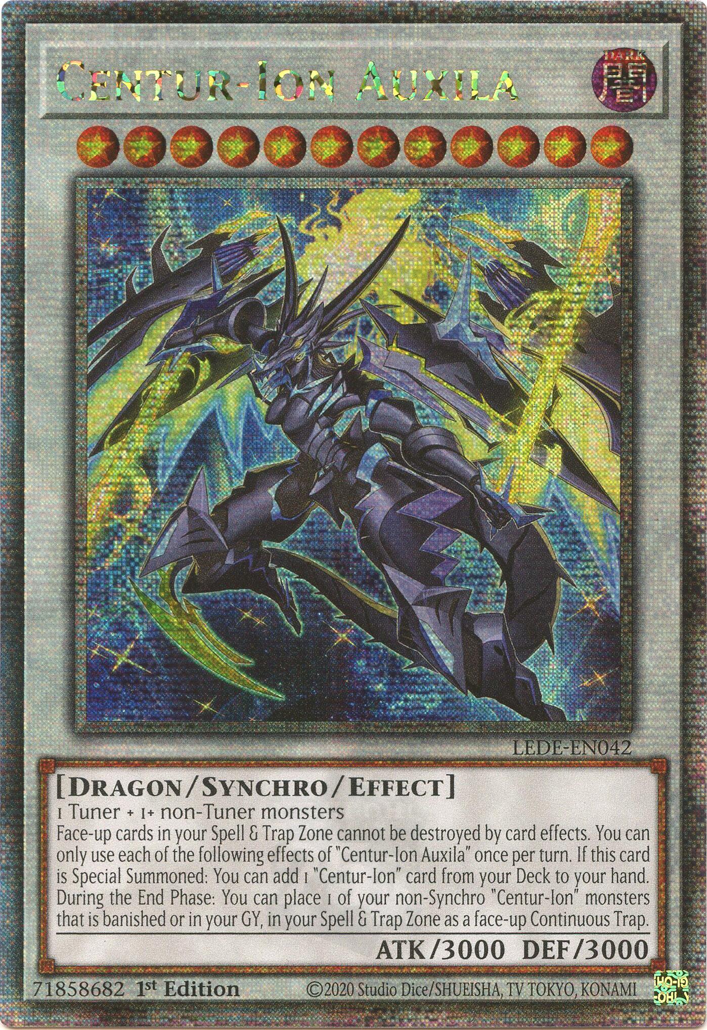 Centur-Ion Auxila (Quarter Century Secret Rare) [LEDE-EN042] Quarter Century Secret Rare | Exor Games Truro