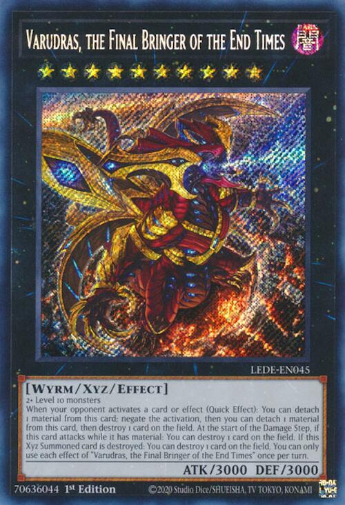 Varudras, the Final Bringer of the End Times [LEDE-EN045] Secret Rare | Exor Games Truro