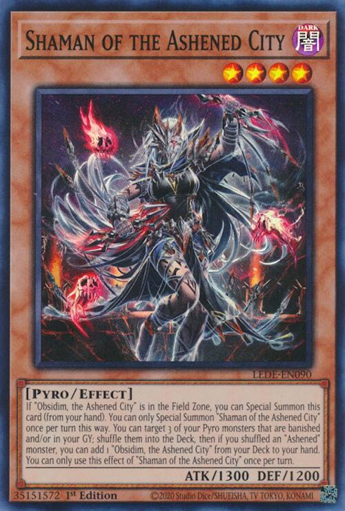 Shaman of the Ashened City [LEDE-EN090] Super Rare | Exor Games Truro