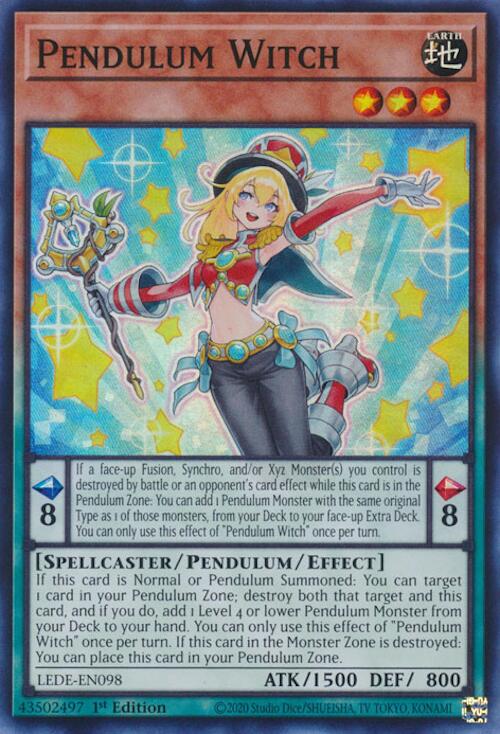 Pendulum Witch [LEDE-EN098] Super Rare | Exor Games Truro