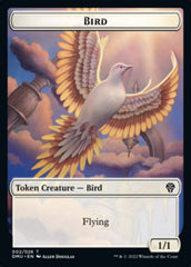 Bird (002) // Wurm Double-Sided Token [Dominaria United Tokens] | Exor Games Truro
