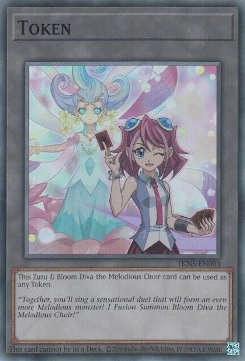 Token: Zuzu and Bloom Diva the Melodious Choir [TKN5-EN003] Super Rare | Exor Games Truro