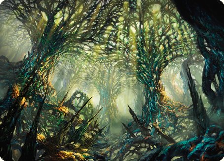 The Hunter Maze Art Card [Phyrexia: All Will Be One Art Series] | Exor Games Truro