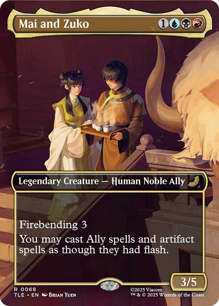 Mai and Zuko (Borderless) [Avatar: The Last Airbender: Eternal-Legal] | Exor Games Truro