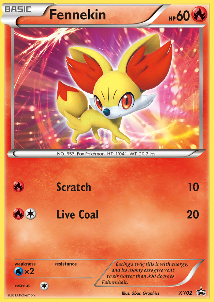 Fennekin (XY02) [XY: Black Star Promos] | Exor Games Truro