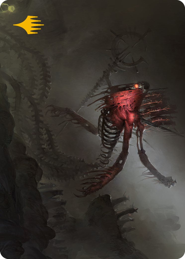 Drivnod, Carnage Dominus Art Card (Gold-Stamped Signature) [Phyrexia: All Will Be One Art Series] | Exor Games Truro