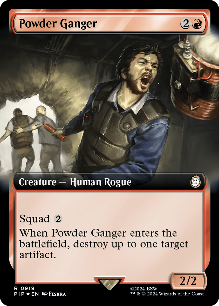 Powder Ganger (Extended Art) (Surge Foil) [Fallout] | Exor Games Truro