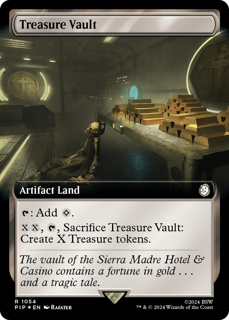 Treasure Vault (Extended Art) (Surge Foil) [Fallout] | Exor Games Truro