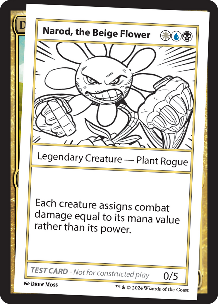 Narod, the Beige Flower [Mystery Booster 2 Playtest Cards] | Exor Games Truro